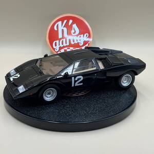 訳アリ 1/18 京商 カウンタック LP400 ブラック サーキットの狼 #12 08321CWM ハマの黒ヒョウ KYOSHO COUNTACH CIRCUIT WOLF BLACK