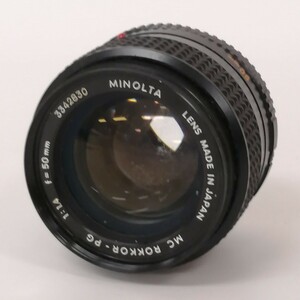 MINOLTA MC ROKKOR-PG 1:1.4 f=50mm ミノルタ ジャンク品 ／ 05-01118