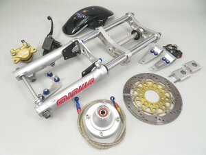 ☆モンキー 4L Z50J NSR50 フロントフォーク ディスブレーキ 仕様 ブレンボ ミクニ 武川 ディスクローター