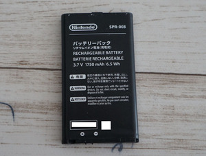 充電確認済★任天堂★純正 バッテリーパック SPR-003 3DSLL/New3DSLL リチウムイオン電池 3.7V/1750mAh/5個■