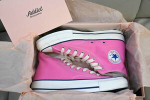 新品未使用 CONVERSE ADDICT コンバース アディクト canvas hi pink chuck Taylor チャックテイラー 1CK714 ピンク US9 27.5センチ