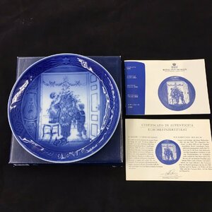 【未使用品】ROYAL COPENHAGEN(ロイヤル コペンハーゲン) イヤープレート 2000 ※箱、印刷物付き (管理番号：063102)