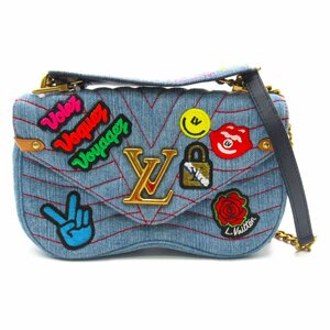 ルイ・ヴィトン ニューウェーブ・チェーンバッグMM ショルダーバッグ ブランドオフ LOUIS VUITTON ショルダーバッグ デニム 中古 レディ