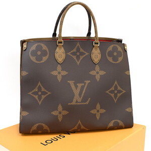 1円 ◎極美品 LOUIS VUITTON ルイヴィトン オンザゴーGM M45320 ジャイアントモノグラム モノグラムリバース◎E.Dml.tI-18