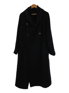 Sheba/19FW/Wrap Coat/ラップコート/2/ウール/NVY/無地