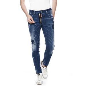 ディースクエアード　DSQUARED2　18AW SKATER JEAN フロントジップ　デニム　42