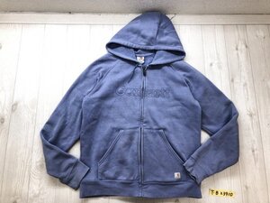 Carhartt カーハート レディース 裏起毛 スウェットジップパーカー L ラベンダー