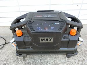 AY1354)MAX/エアコンプレッサー/AK－HH1310E/ブラック/タンク容量11L/45気圧/Bluetooth/建設工具/