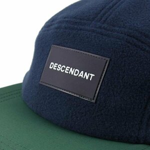 希少★新品本物【紺】★BOX 5PANEL CAP ボックスロゴパネルキャップ 帽子 正規店購入 ディセンダント 限定 入手困難 DESCENDANT 20A/W SPOT