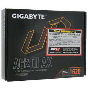 【中古】GIGABYTE Mini ITXマザーボード A620I AX Rev.1.0 SocketAM5 元箱あり [管理:1050024282]