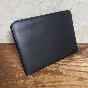 【ポーター PORTER ブラック 黒 レザー タブレットケース タブレットバッグ タブレットポーチ 吉田カバン タンカー クラチカ キチゾー】