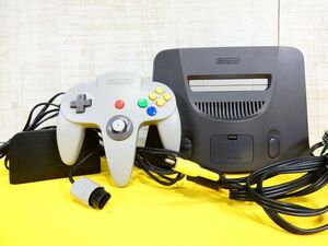 S) (AG-43) Nintendo 任天堂 ニンテンドー64 本体/コントローラー NUS-001 ゲーム機器 ※動作OK！ ＠80 (12)