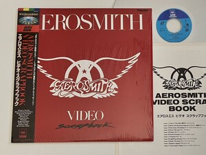 【シュリンク付美品レーザーディスク】エアロスミス AEROSMITH / VIDEO SCRAP BOOK 日本版LD SONY 78LP110 70