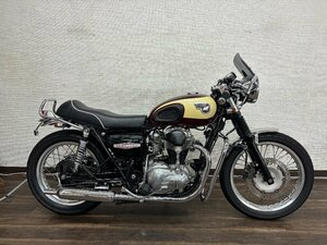 【実動】$ W650アップハンドル　エンジンガード付き EJ650A 車検残有 ローン可 カワサキ KAWASAKI 車体 650cc 動画有 大阪発 現車確認可