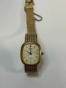 【1円〜】SEIKO セイコー 腕時計 1221-5410 ゴールド色 レディース 不動品 