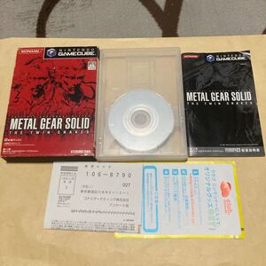 送料無料 GC ゲームキューブ メタルギアソリッド ザ・ツインスネークス 箱 説明書等付 METAL GEAR SOLID THE TWIN SNAKES KONAMI NGC