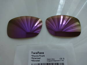 ★ ツーフェイス 用 カスタム偏光レンズ PURPLE Polarized 新品　Oakley TWO FACE Sunglasses　TWOFACE