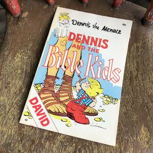 即決 70s Dennis the Menece "Bible Kids DAVID" デニスザメナス わんぱくデニス ビンテージ コミック アメコミ 聖書