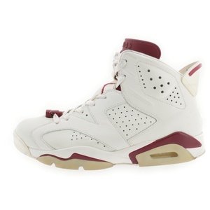 NIKE ナイキ Air Jordan 6 Retro Maroon エアジョーダン6 レトロ マルーン ホワイト US9.5/27.5cm 384664-116