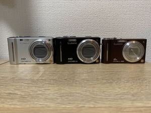 Panasonic LUMIX DMC-TZ10 コンパクトデジタルカメラ2台　　　　　　　　　　　　　　　　　　　パナソニック LUMIX DMC-ZX3 1台　