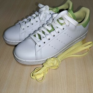 【未使用】アディダス スタンスミス 24.5cm ホワイト グリーン adidas STAN SMITH ディズニー コラボ スニーカー ティアナ Tiana 