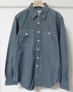 Engineered Garments エンジニアードガーメンツ Workaday Utility Shirt Cotton Chambray シャンブレー ユーティリティ シャツ S