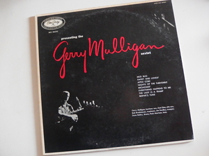 日本盤 MONO ジェリー・マリガン The Gerry Mulligan Sextet Presenting The Gerry Mulligan Sextet