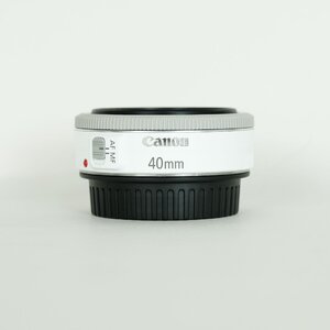 [良品] Canon EF40mm F2.8 STM ホワイト / Canon EFマウント