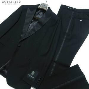 P004■五大陸 gotairiku WEAR BLACK タキシードスーツ M A5 W82 訳有 パーティ 演奏会 ステージ