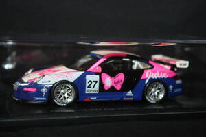 ★スパーク 1/43 ポルシェ997 GT3 Cup 2007年カレラカップ#27 (PORSCHE997GT3 Gerard et Julie Tonelli仕様) 品番 MX003 ケース難有