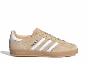 adidas Originals WMNS Gazelle Indoor "Wonder Beige/Cloud White/Gum" 25.5cm IH5482