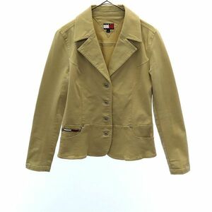 トミーガール ワッペン ジャケット M ベージュ tommy girl レディース