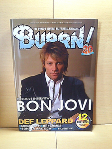 BURRN!/2004年12月号/BonJoviDefLeppardSonataArcticaDatsunsCallingInFlamesMegadethExodus