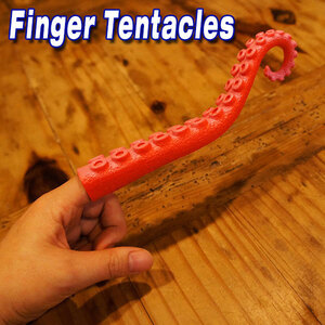 フィンガー テンタクルス Finger Tentacles 指につける 触手 タコ オクトパス 足 おもちゃ 面白 いたずら 【メール便OK】