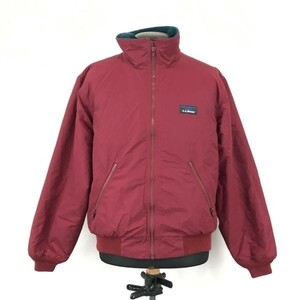 Made in USA/ビンテージ★L.L.Bean【Mens -S/red】裏フリース/スイングトップ/ジャケット/ブルゾン/Vintage/Coats/Jackets/Jumpers◆BG997