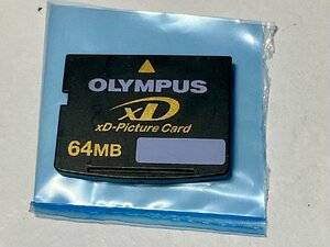 OLYMPUS オリンパス xD-Picture Card xDピクチャーカード 64MB 1枚 フォーマット済み 動作確認済みジャンク品