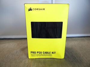 CORSAIR Premium Individually Sleeved PSU Cables プロフェッショナルキット ブラック CP-8920222　コルセア 未開封品 CP-8920284 12VHPWR