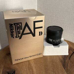 ★★★ AF Fisheye Nikkor 16mm f/2.8D 程度上　中古　★★★