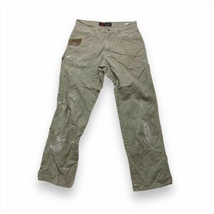 ラングラー ボトムス カーキ Wrangler 古着 メンズ W31 L34 ペインターパンツ ワーク リップストップ