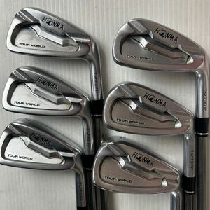 送料無料★HONMA TW737P SRフレックス VIZARD IB85 5.6.7.8.9.10 6本セット 本間 ツアーワールド TOURWORLD 管理番号14782