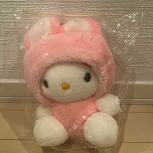 ハローキティ　うさぎ　着ぐるみ　サンリオ SANRIO ピンク キティ ぬいぐるみ