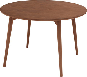 カラメリ 円形ダイニングテーブル KRM-110BR ブラウン テーブル 円形 丸形 北欧 おしゃれ シンプル 天然木 アッシュ材 4人 食卓テーブル