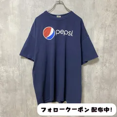 古着 used　GILDAN　ギルダン　半袖プリントTシャツ　pepsi　ペプシコーラ　紺　ネイビー　ビッグシルエット　オーバーサイズ