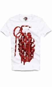 E1SYNDICATE Tシャツ　GRENADE 4199 手榴弾　レッド M