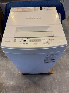 【中古特別価格♪】東芝｜TOSHIBA AW-45M7-W 2020年製　全自動洗濯機 ピュアホワイト [洗濯4.5kg /乾燥機能無 /上開き] 