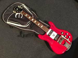 No.123021 生産完了！2012年 Epiphone Wilshire 50th Anniversary Crestwood Custom RED Miniハムバッカー