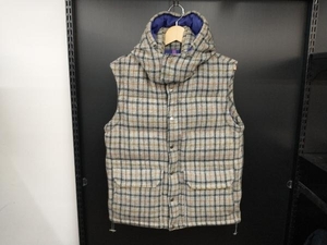 THE NORTH FACE Harris Tweed Down Vest／ND2757N ダウンベスト ノースフェイス サイズＬ チェック 店舗受取可