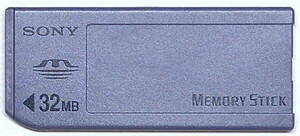 ★MEMORY STICK メモリースティック 32MB★SONY ソニー ★MSA-32A★動作確認済★経年品 中古★送料85円～