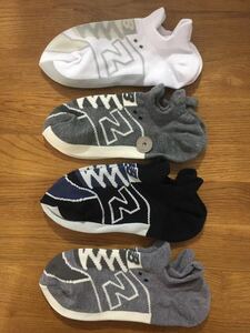 新品ニューバランスnew balanceレディースソックス靴下4足セット257