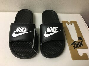 ◆国内正規 ナイキ　新品タグ付き NIKE BENASSI JDI ベナッシ スリッパ シャワーサンダル 黒 サイズ8 26cm ３４３８８０－０９０